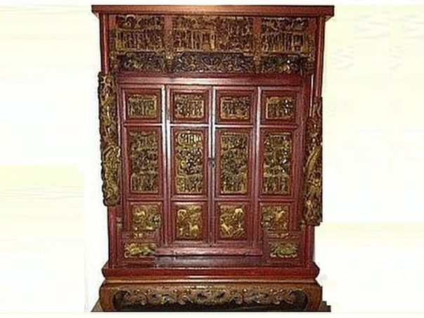 Lacquered altar and table - (8888)